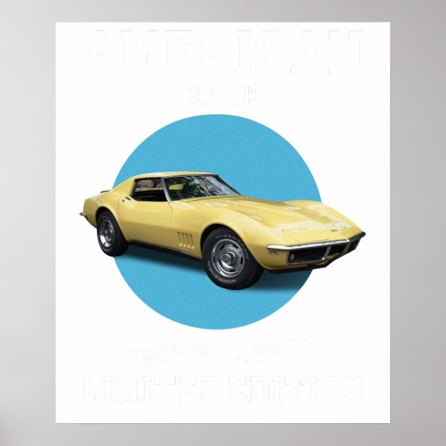 amerikanischer Klassiker echte Qualität limitierte Poster (Vorne)