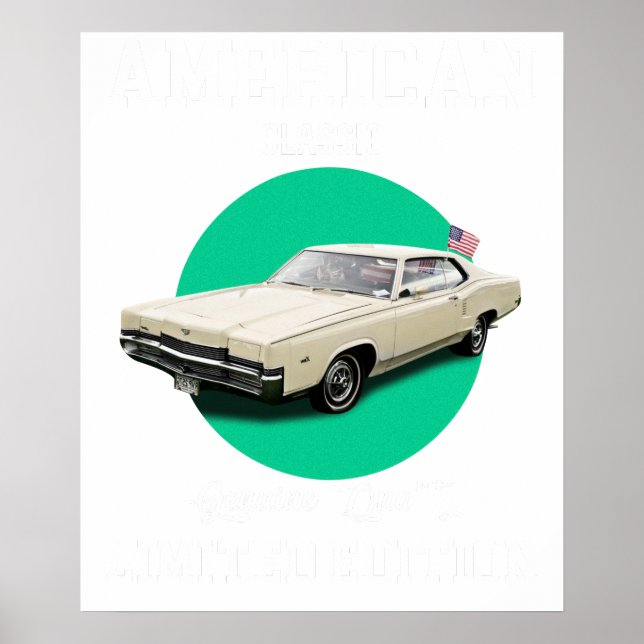 amerikanischer Klassiker echte Qualität limitierte Poster (Vorne)