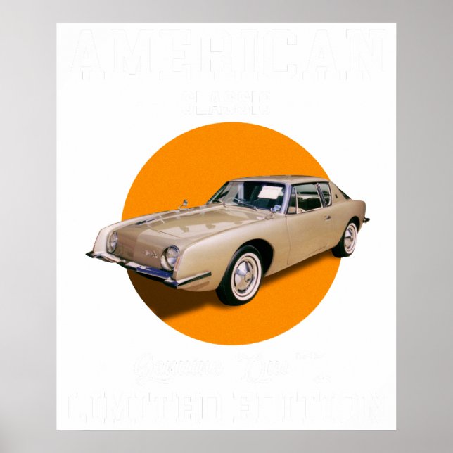 amerikanischer Klassiker echte Qualität limitierte Poster (Vorne)