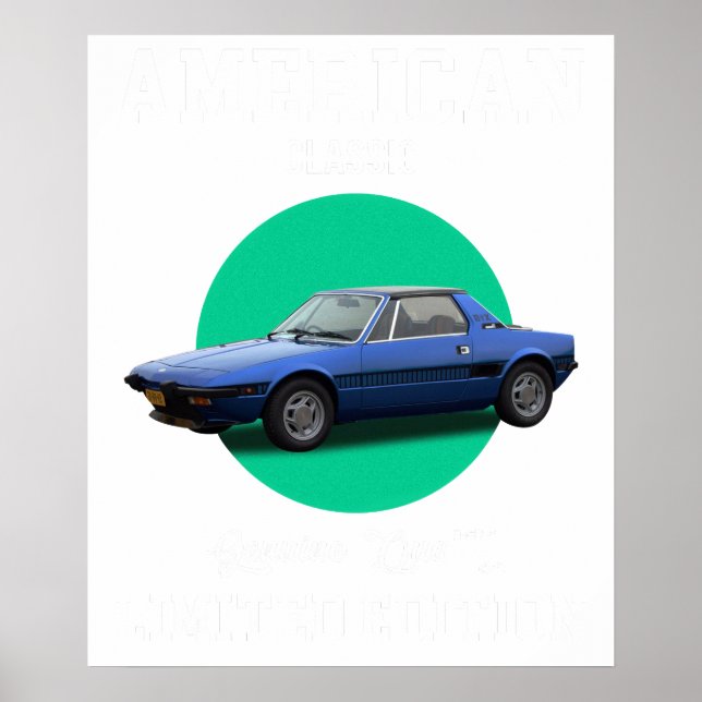 amerikanischer Klassiker echte Qualität limitierte Poster (Vorne)