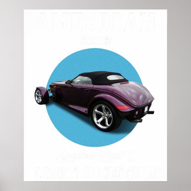 amerikanischer Klassiker echte Qualität limitierte Poster (Vorne)