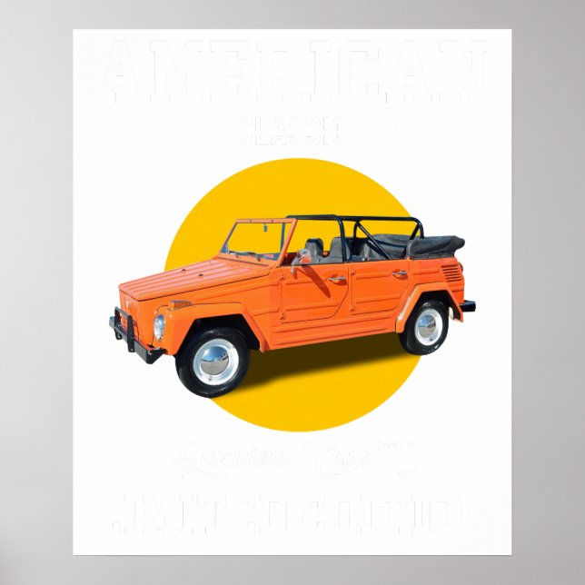 amerikanischer Klassiker echte Qualität limitierte Poster (Vorne)