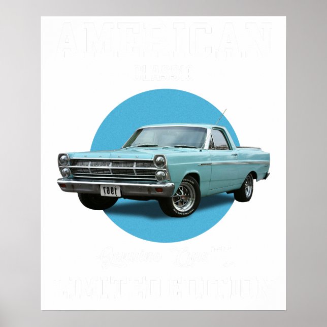 amerikanischer Klassiker echte Qualität limitierte Poster (Vorne)