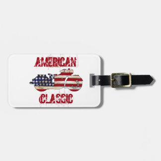 Amerikanischer Klassiker Gepäckanhänger