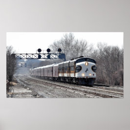 Amerikanischer klassischer Personenzug Poster