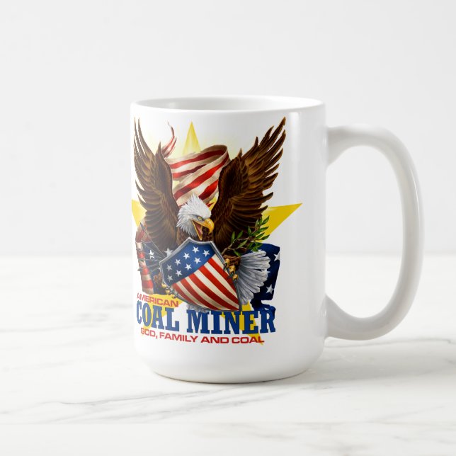 AMERIKANISCHER KOHLEN-BERGMANN TASSE (Rechts)