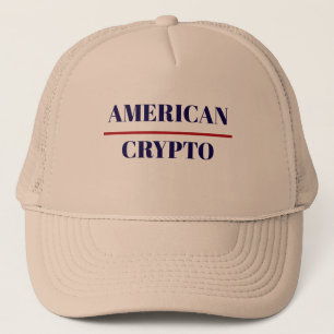 Amerikanischer Krypto-Trucker-Hut Truckerkappe