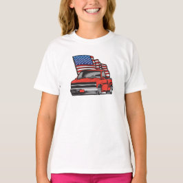 Amerikanischer kundenspezifischer LKW T-Shirt