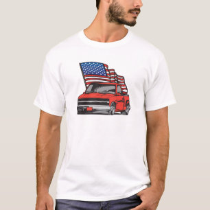 Amerikanischer kundenspezifischer LKW T-Shirt