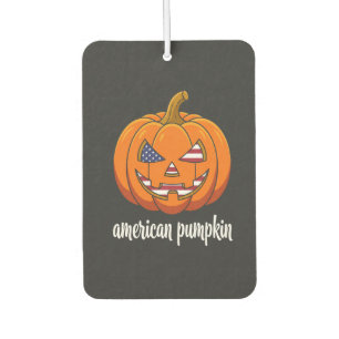 Amerikanischer Kürbis Patrioten Halloween Jack O L Autolufterfrischer