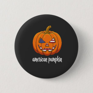 Amerikanischer Kürbis Patrioten Halloween Jack O L Button