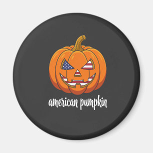 Amerikanischer Kürbis Patrioten Halloween Jack O L Magnet