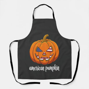 Amerikanischer Kürbis Patrioten Halloween Jack O L Schürze