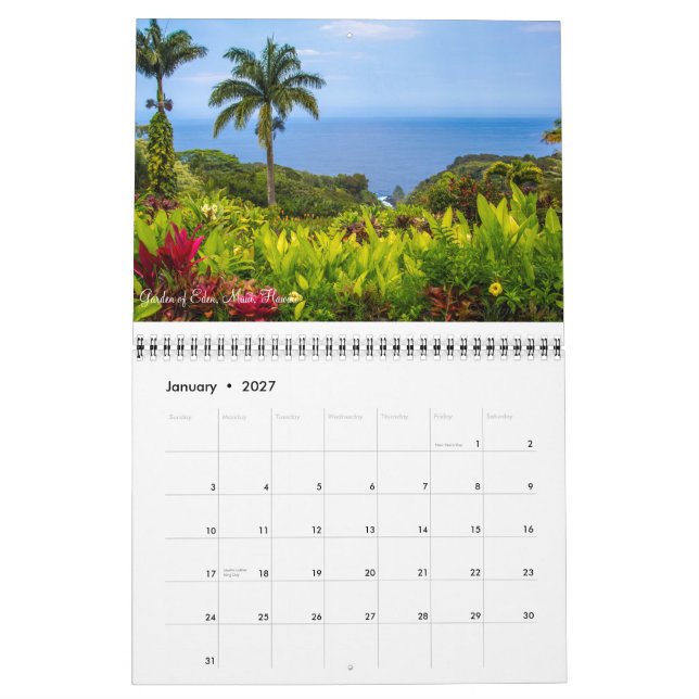 Amerikanischer Landschaftskalender Kalender (Jan 2027)