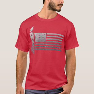 Amerikanischer Lastwagenfahrer 18 Rolllastwagen Co T-Shirt