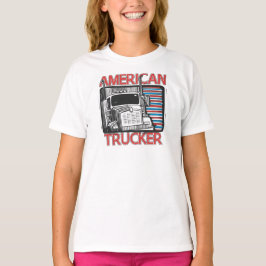 Amerikanischer LKW-Transport T-Shirt