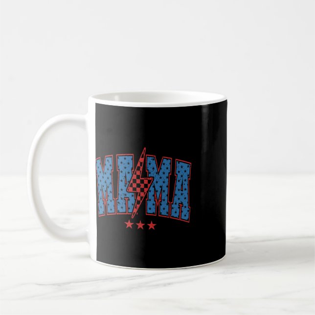 Amerikanischer Mama-Lichtblitz, Mama und Mini 4.  Kaffeetasse (Links)