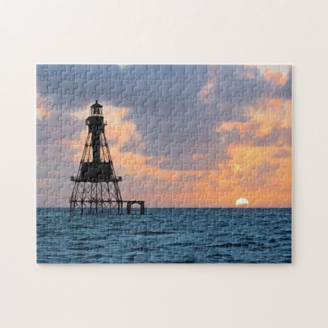 Amerikanischer Masse-Leuchtturm, Florida-Schlüssel Puzzle (Horizontal)
