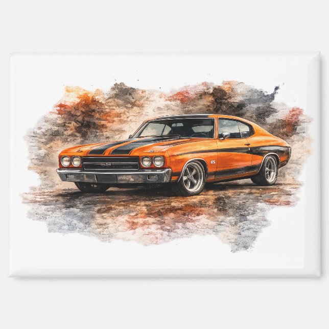 Amerikanischer Muscle-Car-Magnet Magnet (Vorderseite)