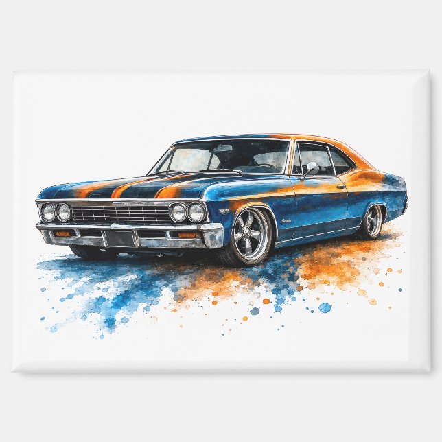Amerikanischer Muscle-Car-Magnet Magnet (Vorderseite)