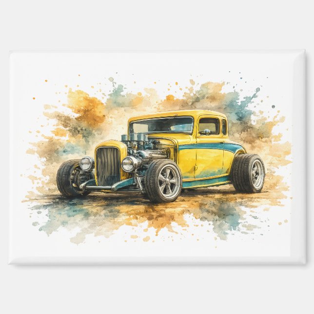 Amerikanischer Muscle-Car-Magnet Magnet (Vorderseite)