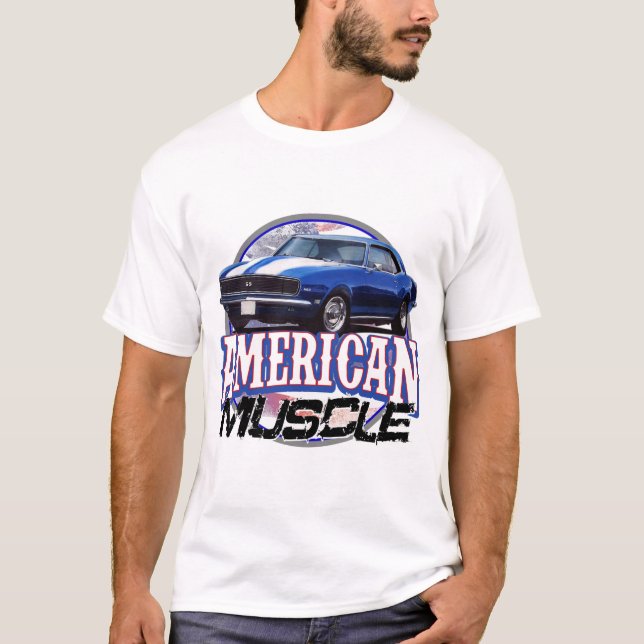 Amerikanischer Muskel Camaro T-Shirt (Vorderseite)
