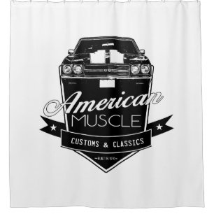 Amerikanischer Muskel Chevelle Duschvorhang