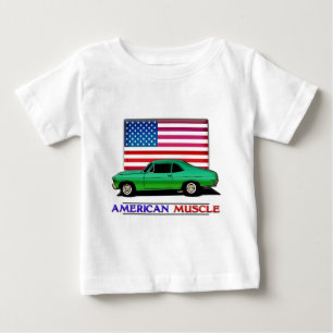 Amerikanischer Muskel Hotrod Baby T-shirt