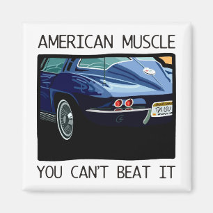 Amerikanischer Muskelauto, klassischer und Magnet