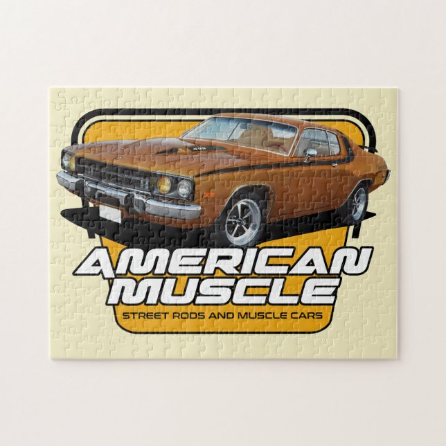 Amerikanischer MuskelRoadrunner Puzzle (Horizontal)