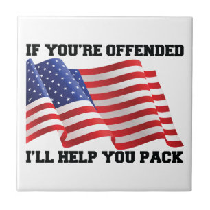Amerikanischer Patriot Fliese