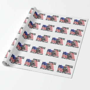 Amerikanischer Patriot  Geschenkpapier