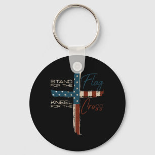 Amerikanischer Patriotischer Glaube 4. Juli Freihe Schlüsselanhänger