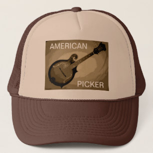 AMERIKANISCHER PFLÜCKER-FERNLASTFAHRER-HUT (TAN TRUCKERKAPPE