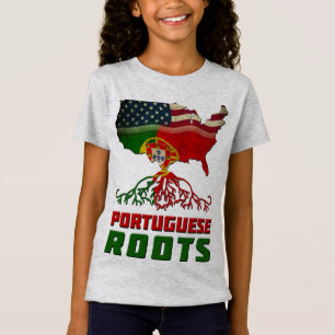 Amerikanischer Portugiese wurzelt T-Shirt
