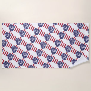 amerikanischer Power Strandtuch