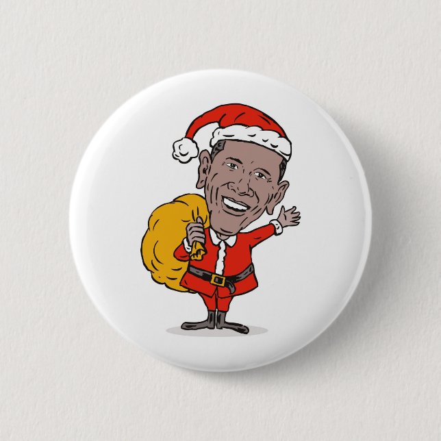 Amerikanischer Präsident Barack Obama Button (Vorderseite)