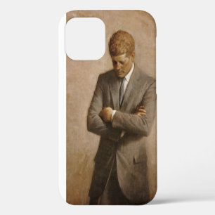 Amerikanischer Präsident John Kennedy Gemaltes Por iPhone 12 Hülle