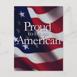 AMERIKANISCHER PRIDE POSTKARTE