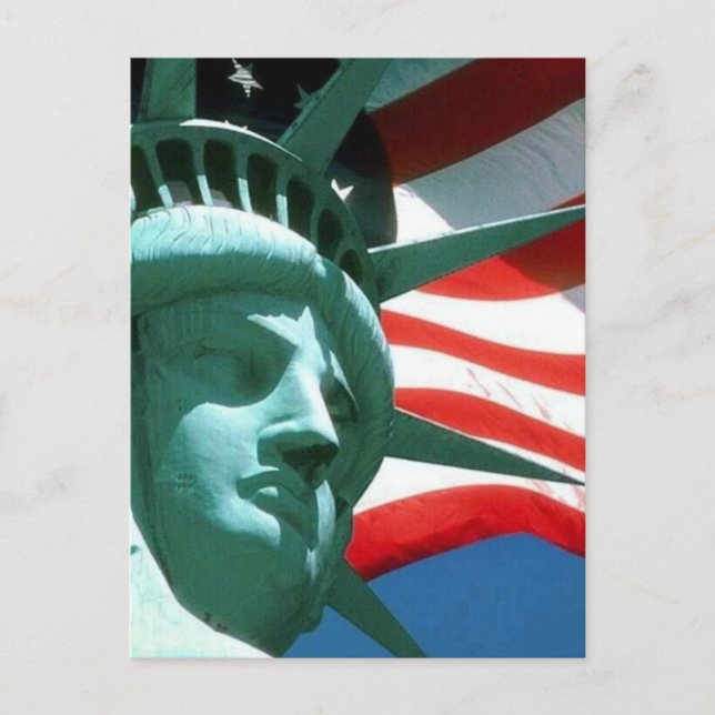 AMERIKANISCHER PRIDE POSTKARTE (Vorderseite)