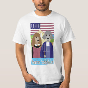 Amerikanischer Pudel gotisch T-Shirt