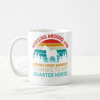 Amerikanischer Quarter Horse-Besitzer Pferdereiten Kaffeetasse