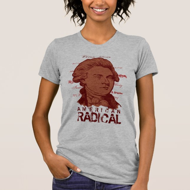 Amerikanischer radikaler Jefferson-T - Shirt (Vorderseite)