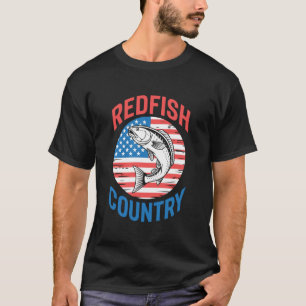 Amerikanischer Rotbarsch und Freiheit - Patriotisc T-Shirt