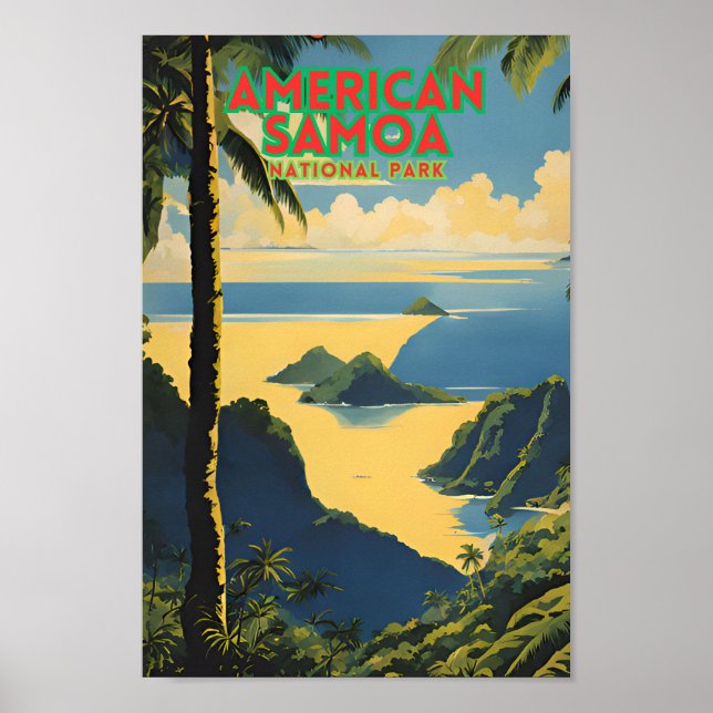 Amerikanischer Samoa-Nationalpark Poster (Vorne)