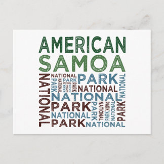 Amerikanischer Samoa-Nationalpark Postkarte