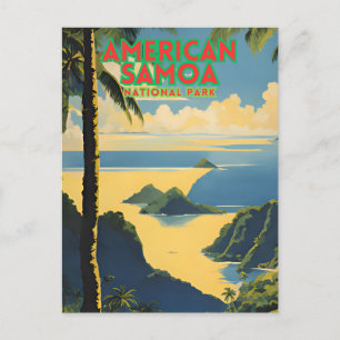 Amerikanischer Samoa-Nationalpark Postkarte