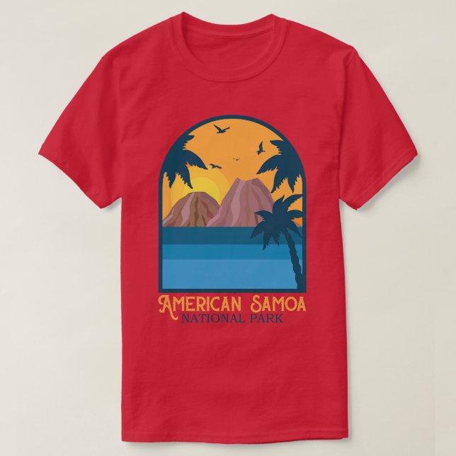 Amerikanischer Samoa-Nationalpark T-Shirt (Design vorne)