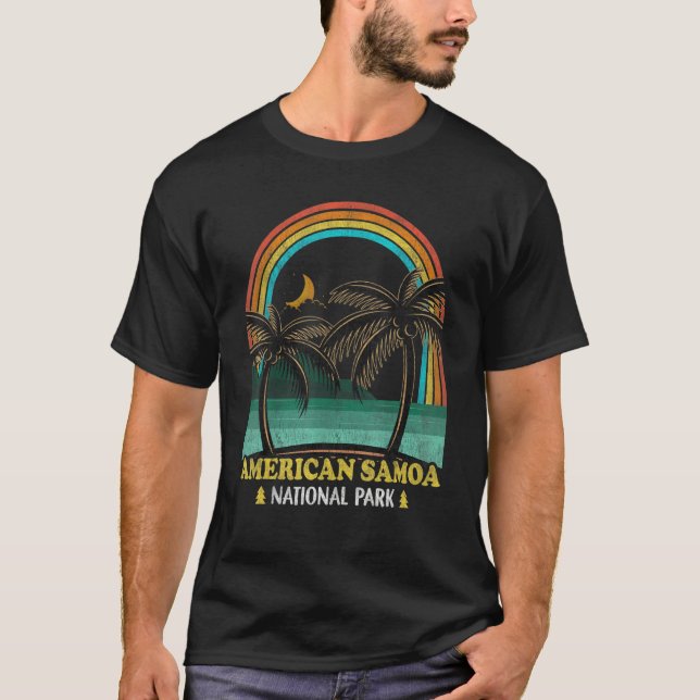 Amerikanischer Samoa-Nationalpark Vintage 70er-Ber T-Shirt (Vorderseite)