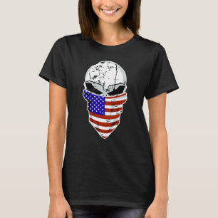 Amerikanischer Schädel T-Shirt